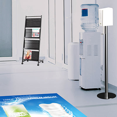 【コロナ対策】自動消毒液噴霧器 フロアタイプ|誉PRINTING