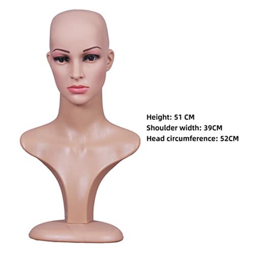 【リアルフェイス】マネキンヘッド|誉PRINTING