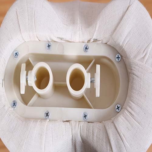 【リネン素材×木製アーム】女性 ハーフボディマネキン B|誉PRINTING