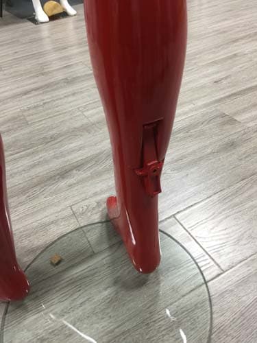 全身 男性マネキン【グロスレッド】|誉PRINTING