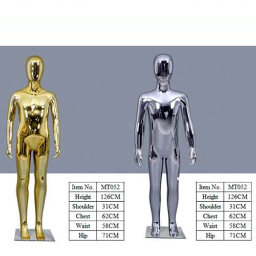 男の子マネキン/ 子供用ボディ【メタリックベース】|誉PRINTING