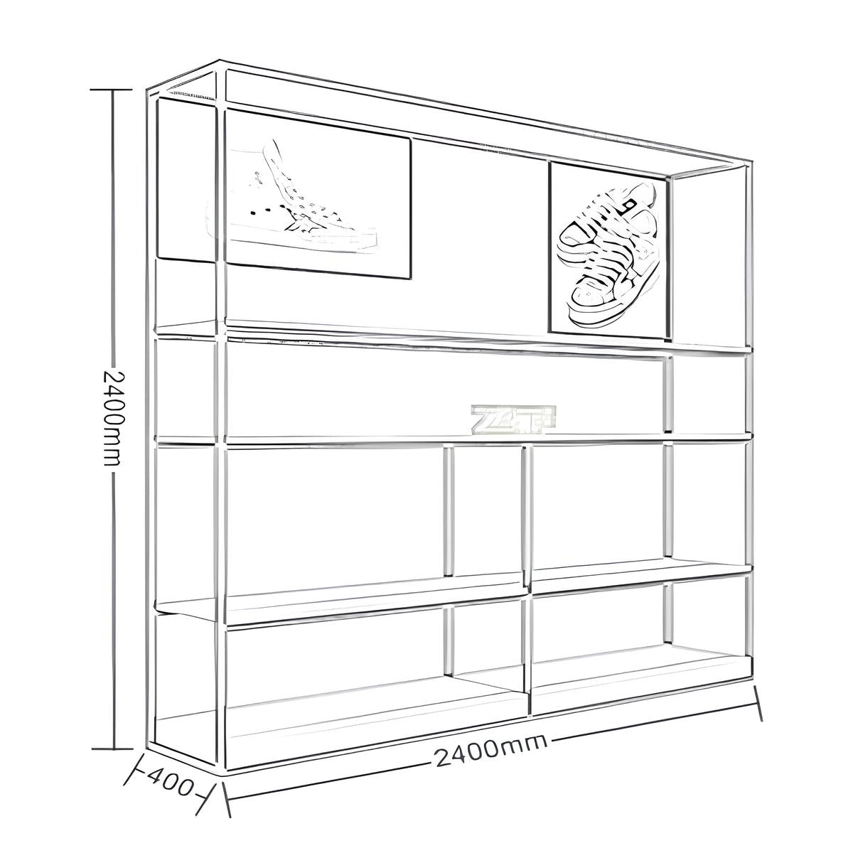 アイアンラックディスプレイ-01|誉PRINTING