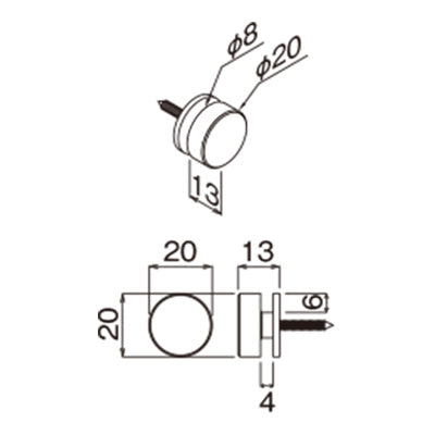 コンクリート壁用 ひも掛け コンクリート用吊 (5コセット)|誉PRINTING