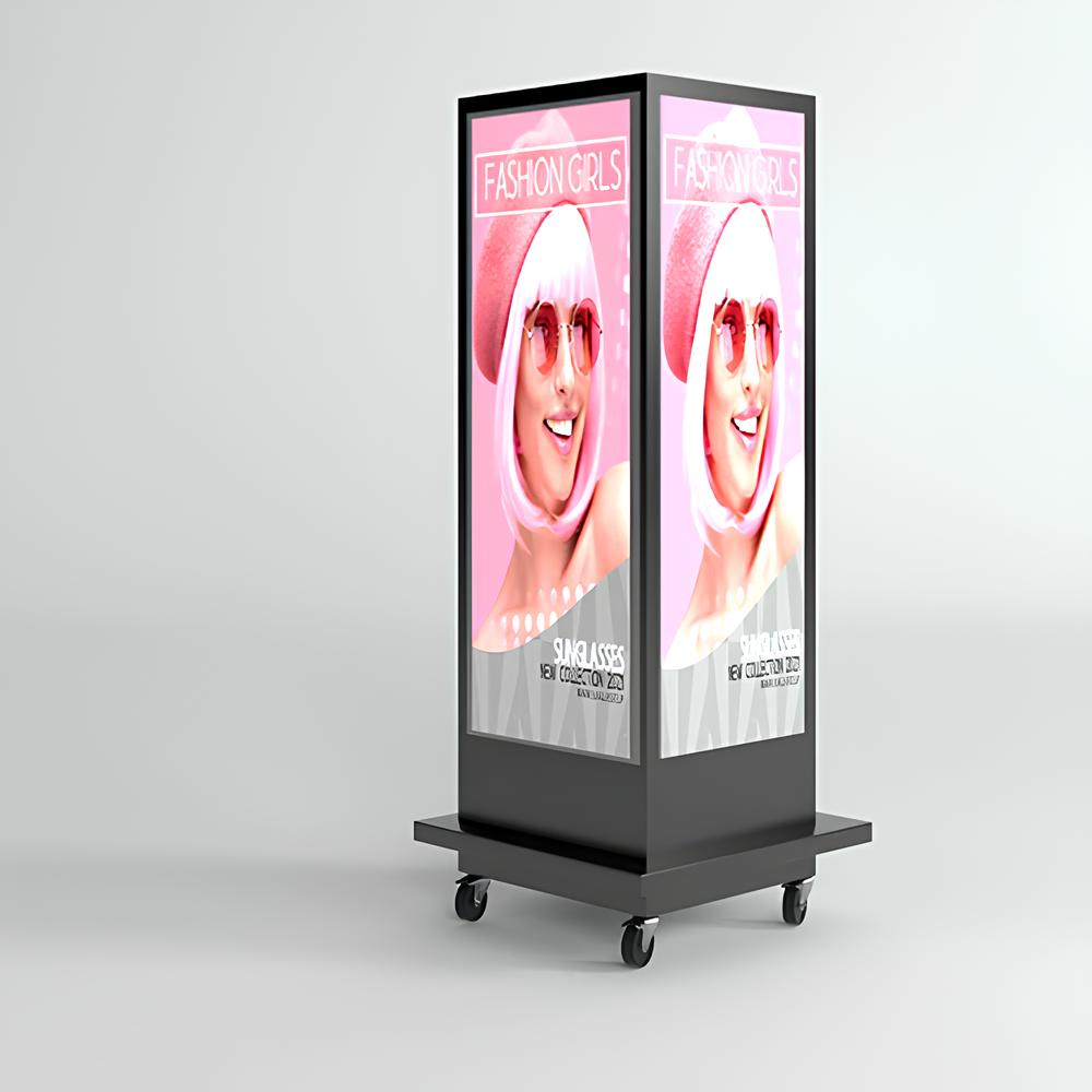 スチール電飾スタンド四面|誉PRINTING