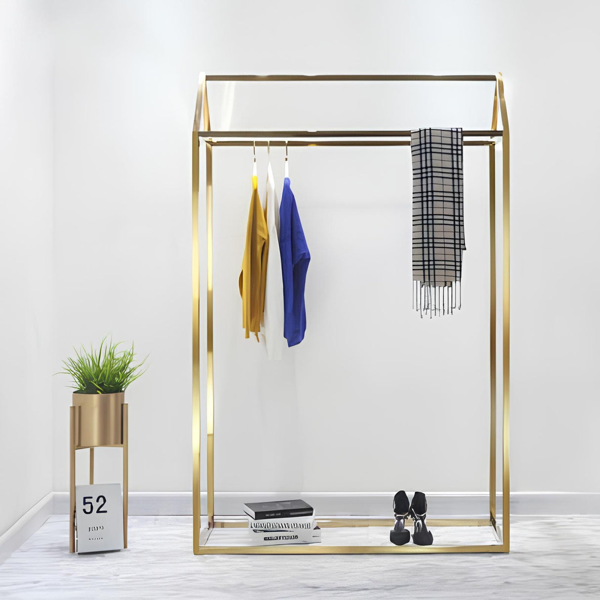 カスタマイズ製メタルハンガーラック19|誉PRINTING