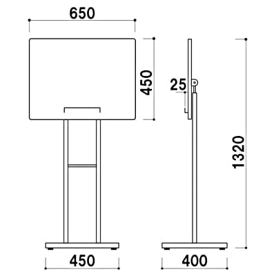 大判木製メニュースタンド|誉PRINTING