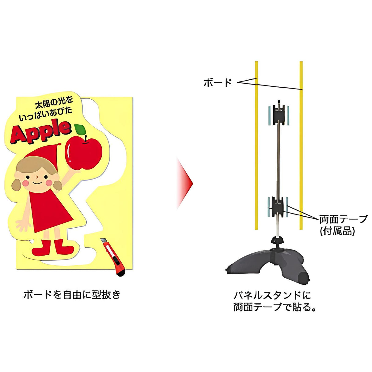 切り抜きパネルスタンド|誉PRINTING