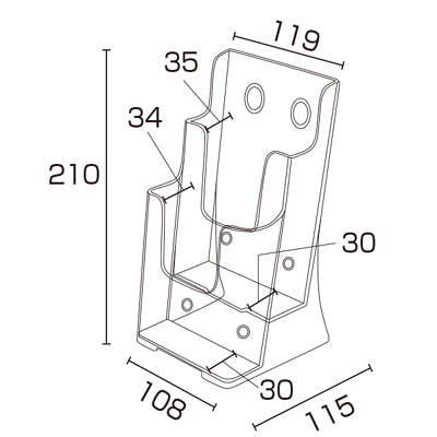 カタログケース A4三ツ折|誉PRINTING