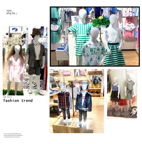 子供用マネキン【ホワイト】|誉PRINTING