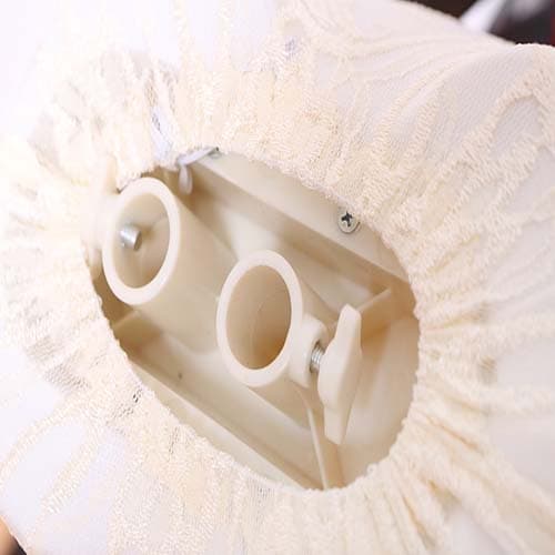 【レース模様×木製アーム】女性 ハーフボディマネキン|誉PRINTING