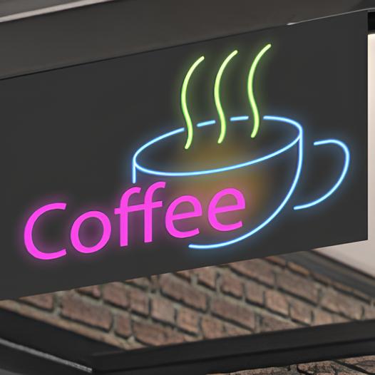 ネオン風LEDライト cafe