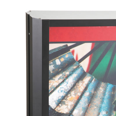 ポスタンドLED看板 タテ ブラック|誉PRINTING