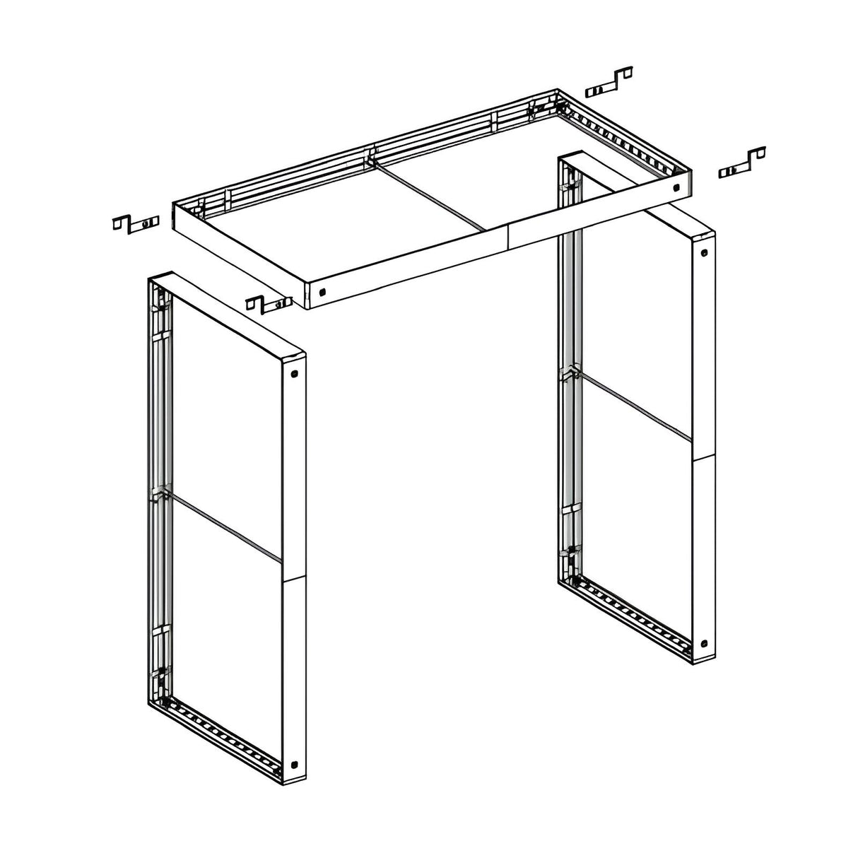 セゴLED内照式バックパネルブリッジセットW85×H250|誉PRINTING