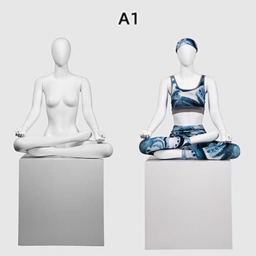 【スポーツマネキン・ヨガポーズ】全身 女性|誉PRINTING