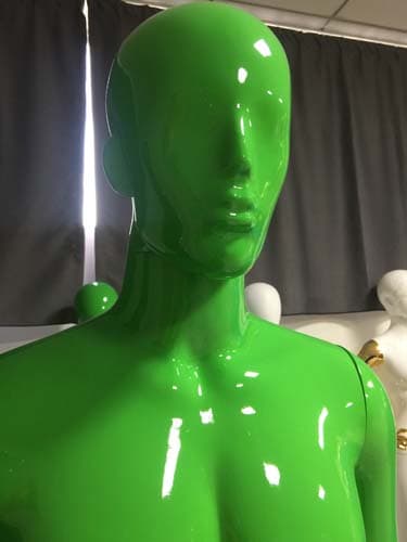 全身 男性リアルマネキン【グロスグリーン】|誉PRINTING