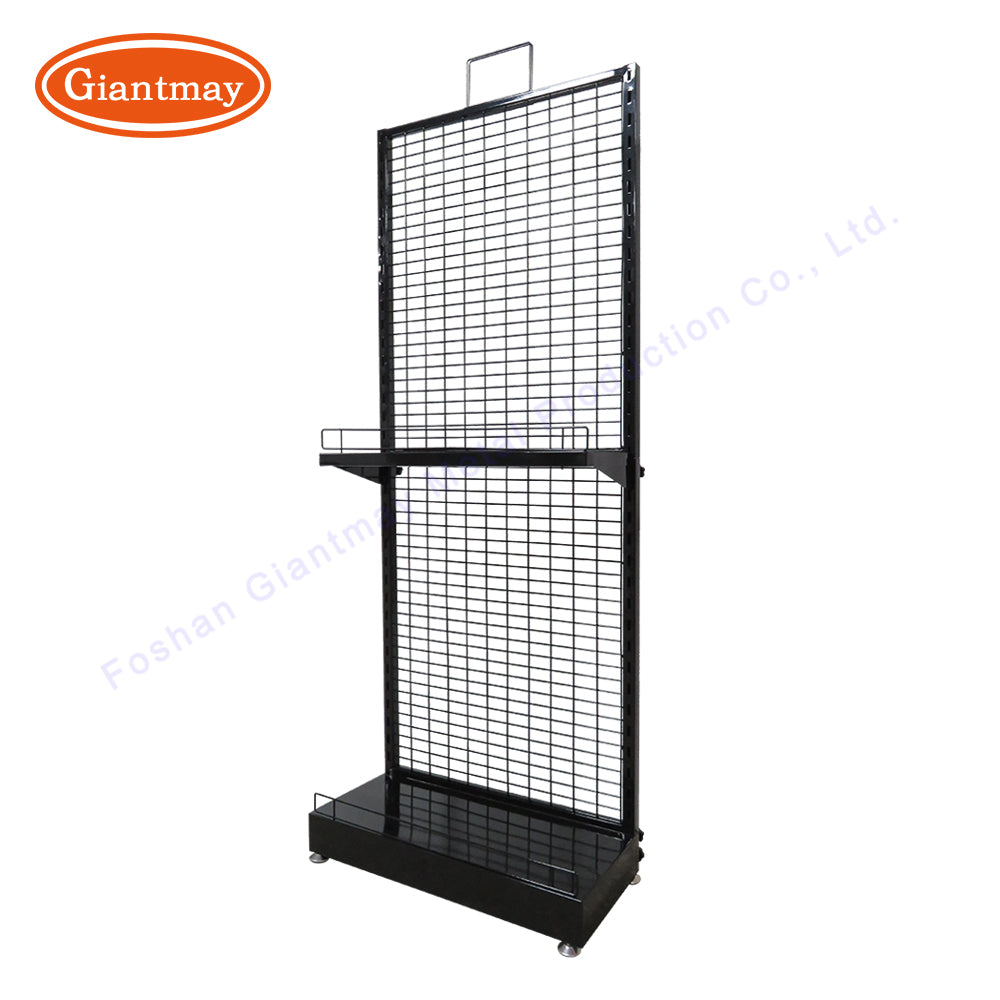 卸売ハンギングフックシェルフメタルグリッドラックスタンド小売店ディスプレイラックワイヤーメッシュディスプレイスタンド|誉PRINTING