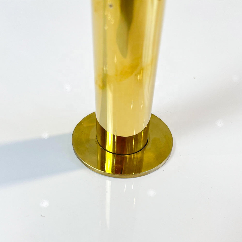 高級ショールームショップフロアスタンドディスプレイ棚女性服店デザイン金属服ゴールドディスプレイスタンド|誉PRINTING