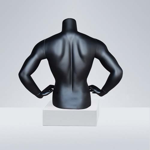 【スポーツマネキン】マッスル ハーフボディ 男性|誉PRINTING