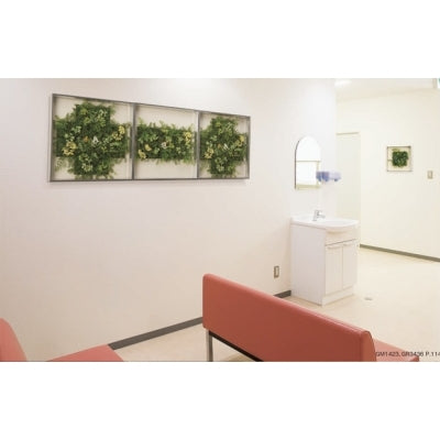 連接グリーン モダンアクリルカバー付 3連セット|誉PRINTING