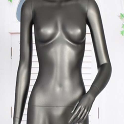 全身 女性マネキン【シルバーグレー】|誉PRINTING