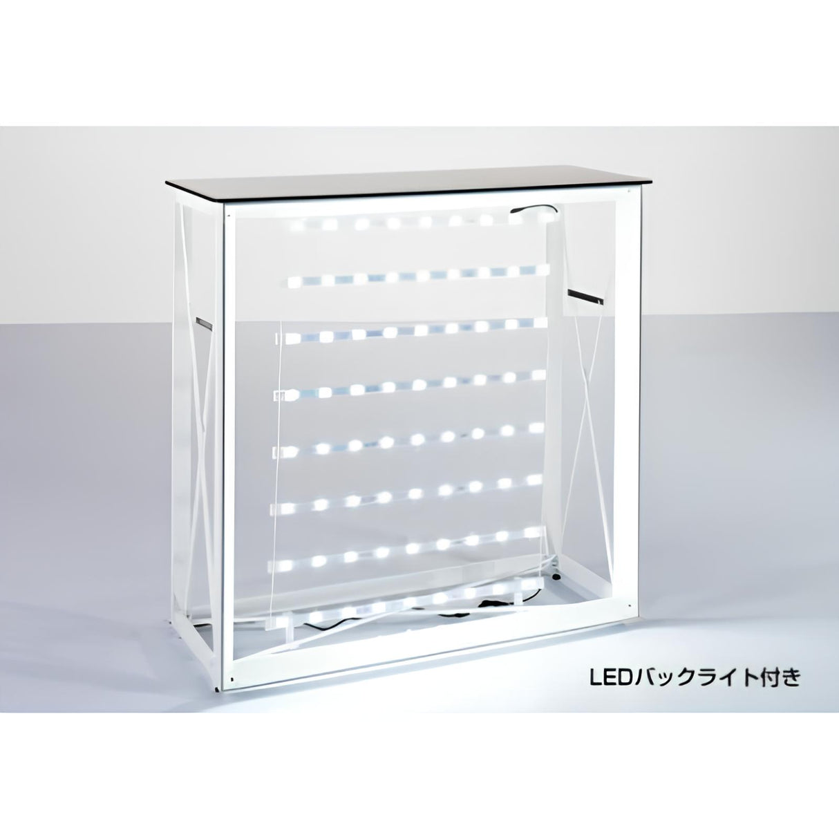 レゴポップアップ 組み立てカウンターテーブル W100cmタイプ|誉PRINTING