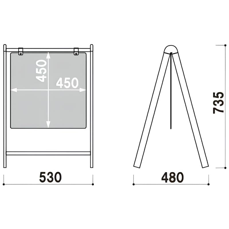バリケードサイン ブラック|誉PRINTING