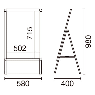 グリップA B2 片面|誉PRINTING