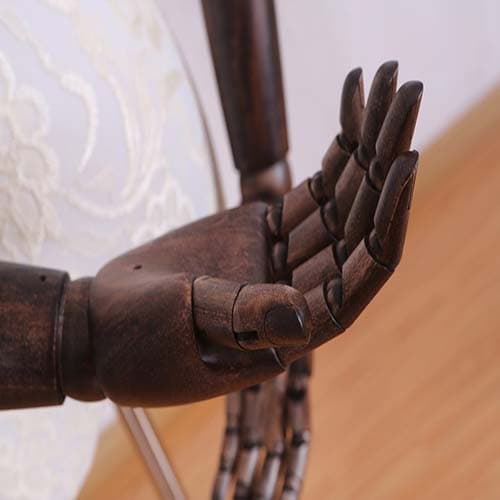 【レース模様×木製アーム】女性 ハーフボディマネキン|誉PRINTING