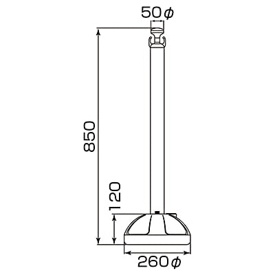 屋外用 ロープスタンド|誉PRINTING