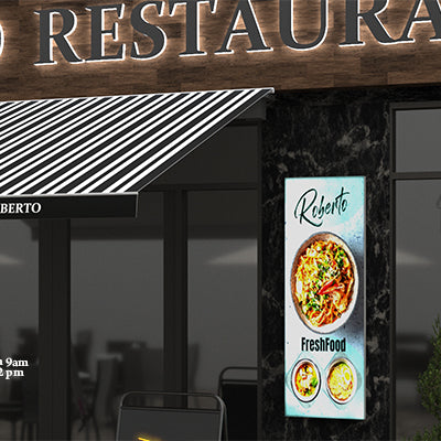 セゴLED内照式壁掛けパネル 50×150|誉PRINTING