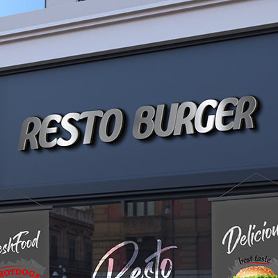 切り文字看板(KBカルプ)金・銀塗装タイプ|誉PRINTING