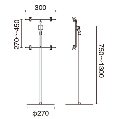 マルチPOPスタンド フロアタイプ|誉PRINTING