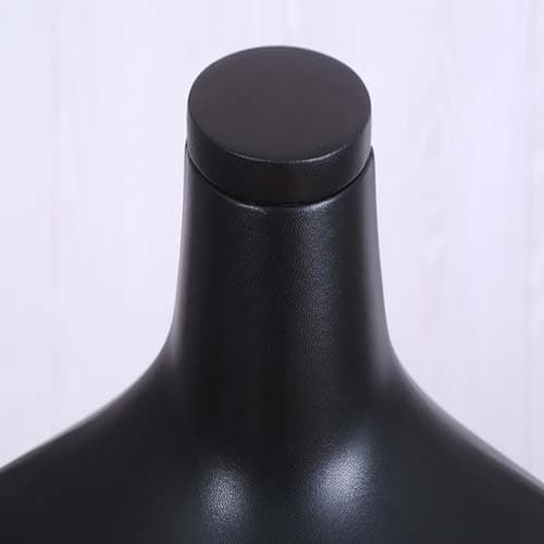 【ブラックカラー×木製アーム】女性ハーフボディマネキン|誉PRINTING