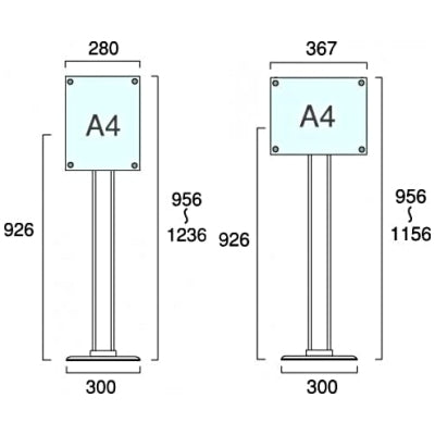 クリエイティブアクリルスタンド (A3/A4対応)|誉PRINTING