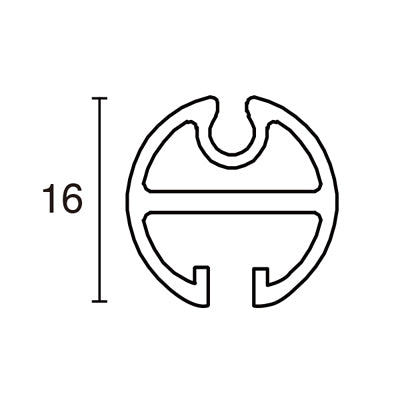 アルミH型パイプ(2セット)|誉PRINTING