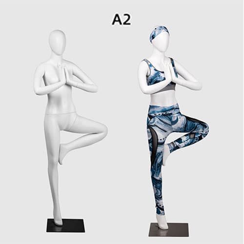 【スポーツマネキン・ヨガポーズ】全身 女性|誉PRINTING