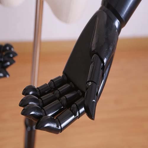 【リネン素材×木製アーム】ヘッドレス女性ハーフボディマネキン|誉PRINTING