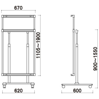 【スタンドのみ】パネルスタンド ビッグタイプ (A0/B0対応)|誉PRINTING