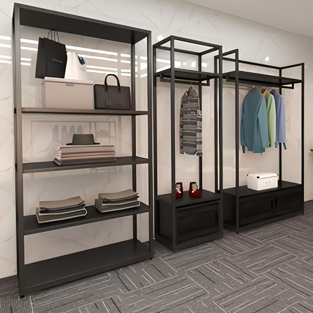 カスタマイズ製メタルハンガーラック01|誉PRINTING