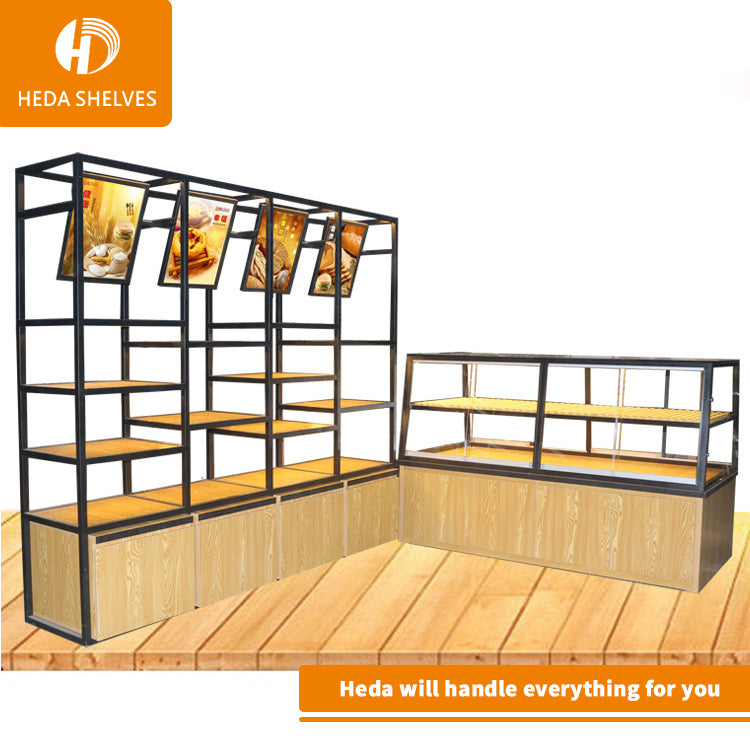 パンショーケースベーカリー店備品/ベーカリーラックファッションスタイルディスプレイ|誉PRINTING