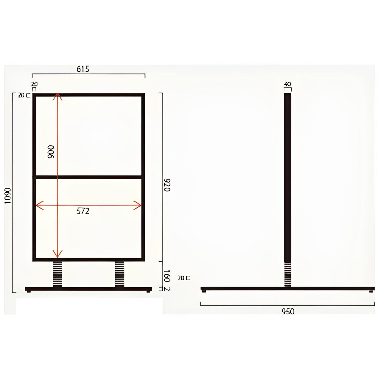 スライド式縦長看板|誉PRINTING
