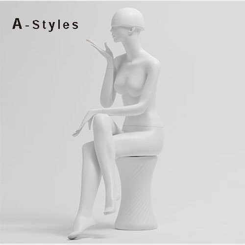 女性マネキン【アーティフィシャル・ヘアー】|誉PRINTING