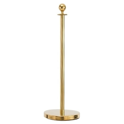 ロープパーテーションQ01Aゴールド|誉PRINTING