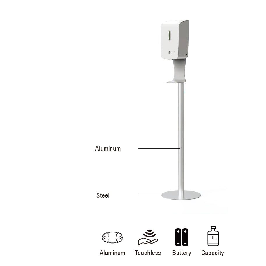 【コロナ対策】自動消毒液噴霧器 フロアタイプ|誉PRINTING