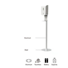 【アルコールスタンド】自動消毒液噴霧器 フロアタイプ