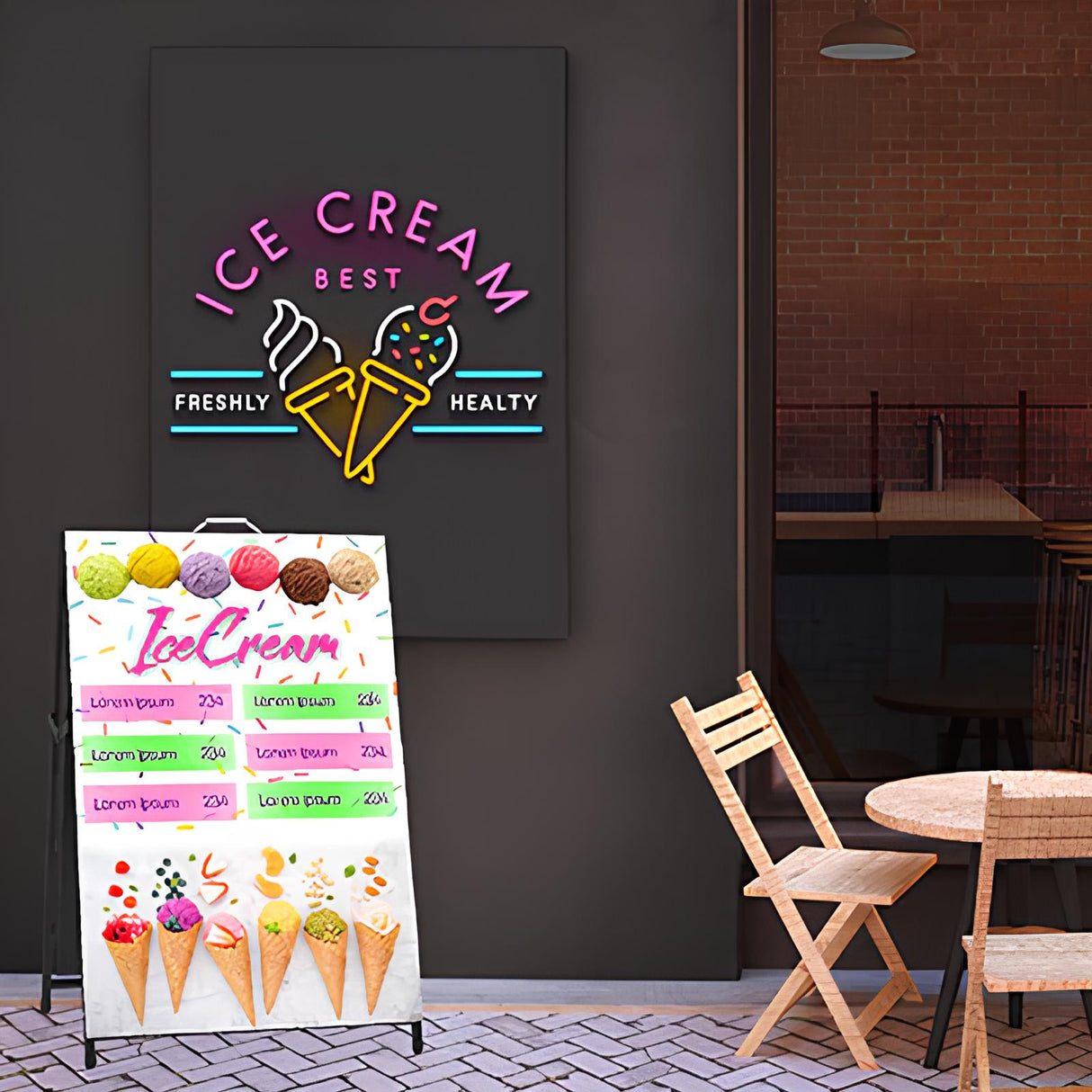 イージーキャリーA型看板 ブラック|誉PRINTING