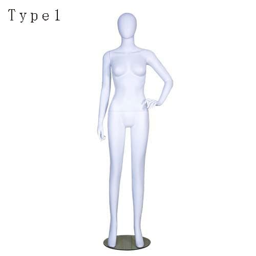 全身 女性マネキン【マットホワイト】|誉PRINTING