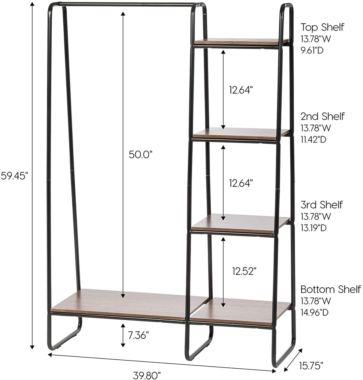 ディスプレイラックシンプルなデザイン衣料品店ディスプレイスタンド|誉PRINTING