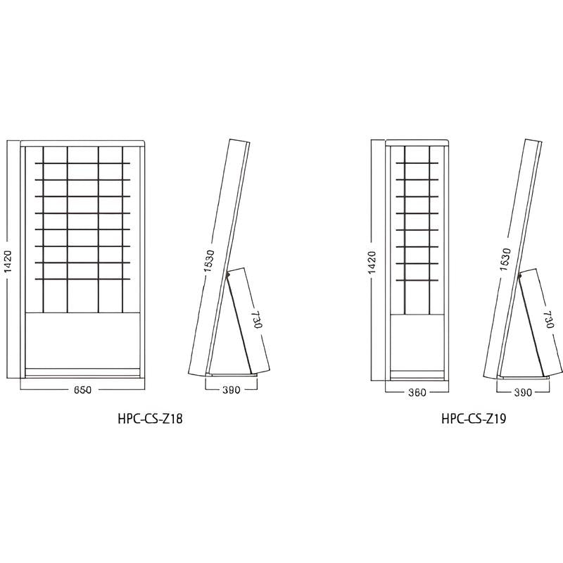 折りたたみ式L型カタログスタンド|誉PRINTING