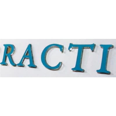 シート貼りアクリル文字 厚み3mm|誉PRINTING